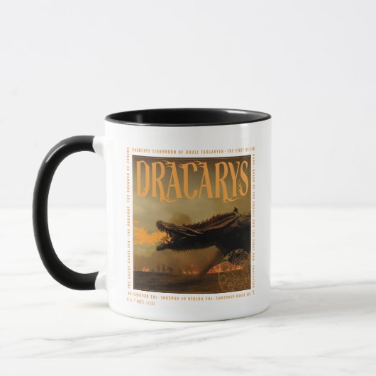 Dracarys Drogon Breathing Fire Graphic Mok (Links)