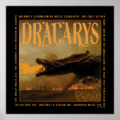 Dracarys Drogon Breathing Fire Graphic Poster (Voorkant)