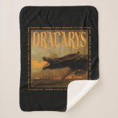 Dracarys Drogon Breathing Fire Graphic Sherpa Deken (Voorkant)