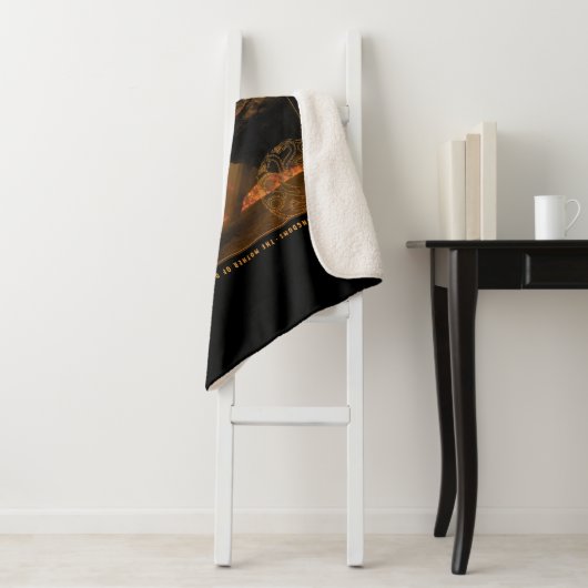 Dracarys Drogon Breathing Fire Graphic Sherpa Deken (In situ)
