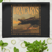 Dracarys Drogon Breathing Fire Graphic Theedoek (Gevouwen)