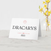 Dracarys Kaart (Gele Bloem)