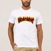 Dracarys - Thrasher Flame Parody T-shirt (Voorkant)
