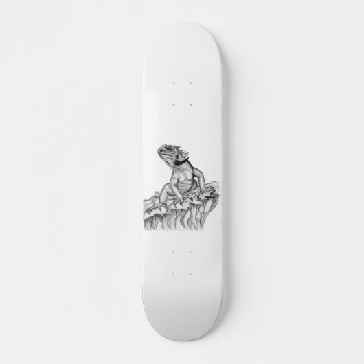 Drache am Felsen Persoonlijk Skateboard (Voorkant)