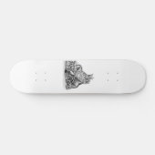 Drache am Felsen Skateboard (Horizontaal)