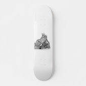 Drache am Felsen Skateboard (Voorkant)