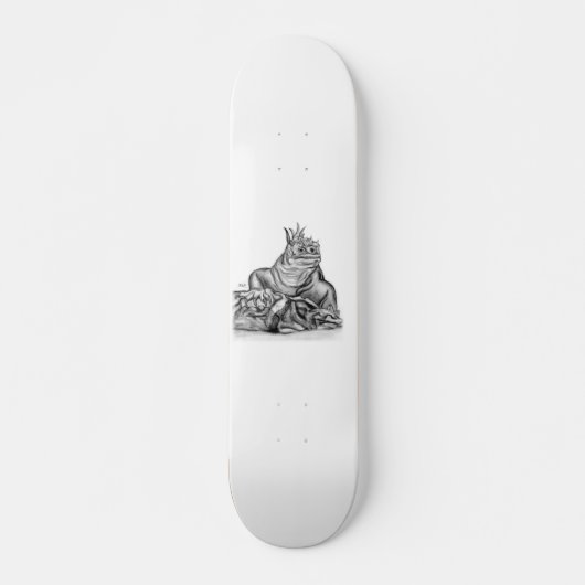 Drache am Felsen Skateboard (Voorkant)