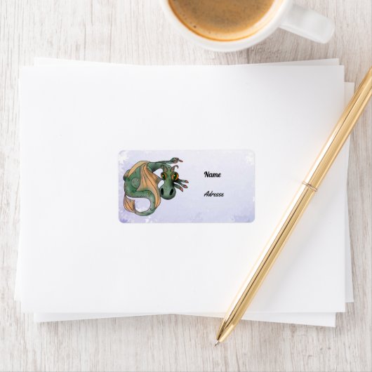 Drache Etiket (Insitu)