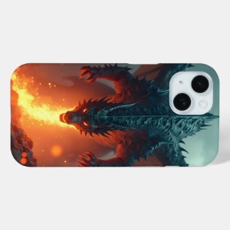 Drache mit Feuer iPhone 15 Case