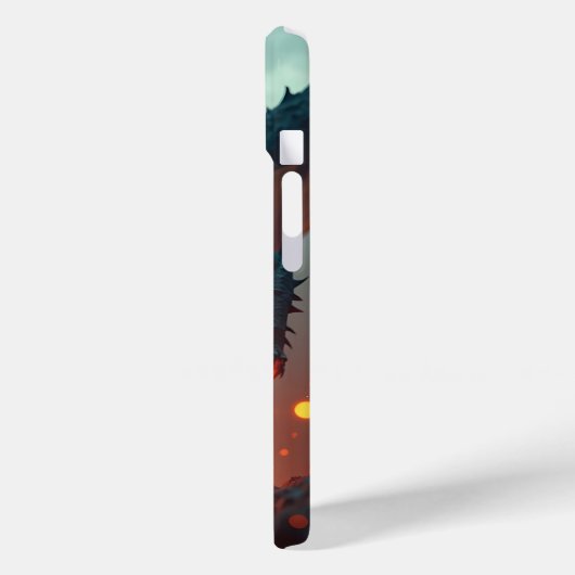 Drache mit Feuer Case-Mate iPhone Case (Achterkant / Links)