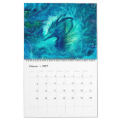 Drachen Kalender, Dragon Calendar, (36cm x 28cm) Kalender (Feb 2027)