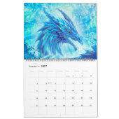 Drachen Kalender, Dragon Calendar, (36cm x 28cm) Kalender (Jan 2027)