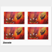 Drachenkralle - Red Dragon Rechthoekige Sticker (Vel)