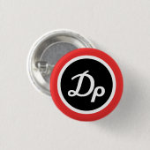 Drachme Liefhebber Ronde Button 3,2 Cm (Voorkant /achterkant)