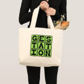 Dracht, Zwangerschapsproces Grote Tote Bag (Voorkant (product))