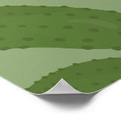 drachtige augurk welkom baby shower thema poster (Hoek)