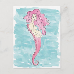 drachtige mermaïde briefkaart