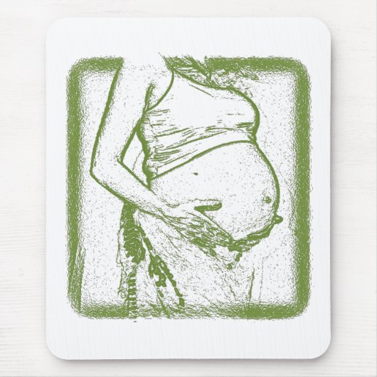 drachtige Mousepad Muismat (Voorkant)