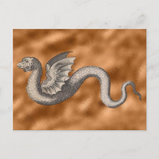 Draco alatus Apes ex Greuino Aldro Briefkaart (Voorkant)