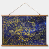 Draco Gold Constellation Hangend Wandkleed (Voorkant)