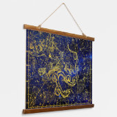 Draco Gold Constellation Hangend Wandkleed (Gebogen)