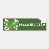 Draco Invictus Bumpersticker (Voorkant)