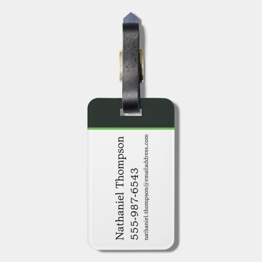 Draco Malfidus - "Het is ingewikkeld" Bagagelabel (Achterkant verticaal)