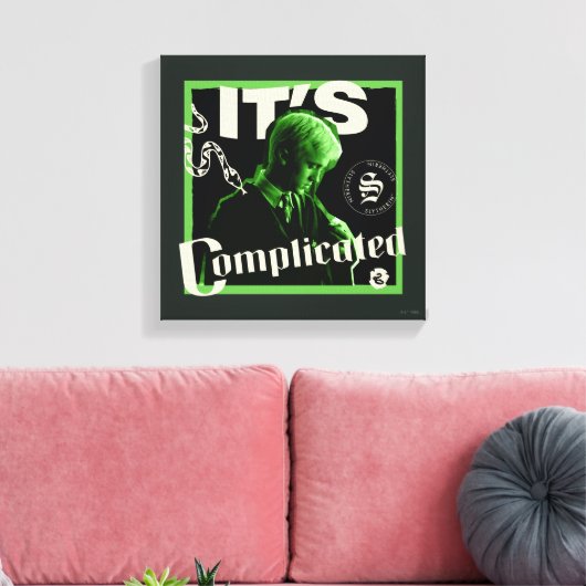 Draco Malfidus - "Het is ingewikkeld" Canvas Afdruk (Insitu (Woonkamer))
