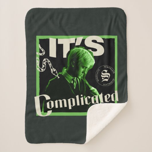 Draco Malfidus - "Het is ingewikkeld" Sherpa Deken (Voorkant)