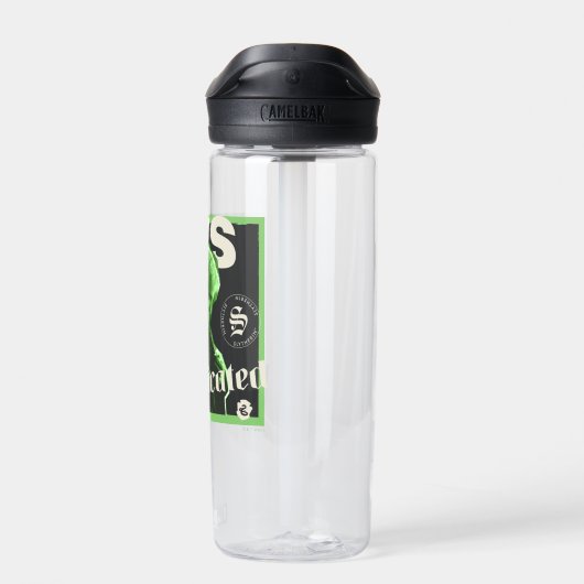 Draco Malfidus - "Het is ingewikkeld" Waterfles (Achterkant)