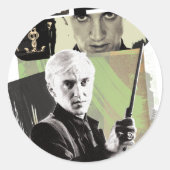 Draco Malfoy 2 Ronde Sticker (Voorkant)