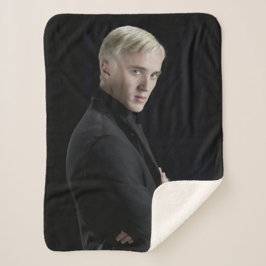 Draco Malfoy Arms Crossed Sherpa Deken (Voorkant)