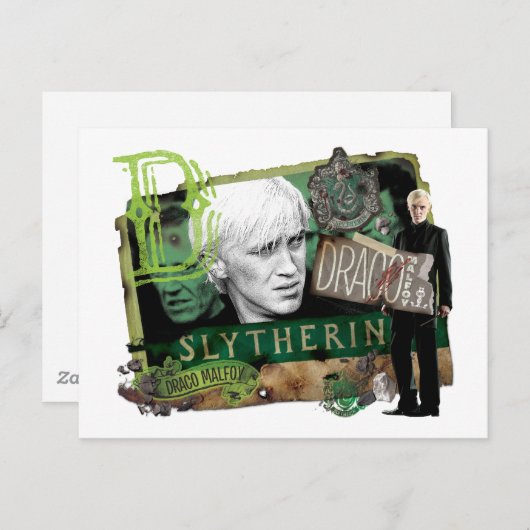 Draco Malfoy Collage 1 Briefkaart (Voorkant / Achterkant)