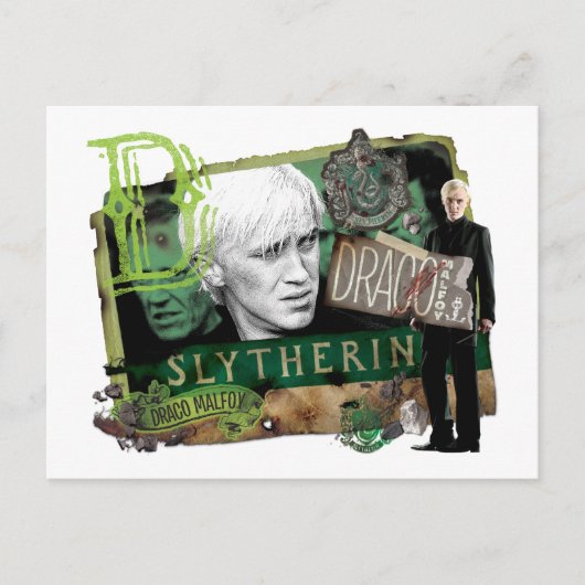 Draco Malfoy Collage 1 Briefkaart (Voorkant)
