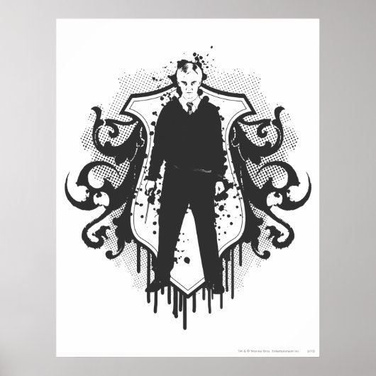 Draco Malfoy Dark Arts Design Poster (Voorkant)