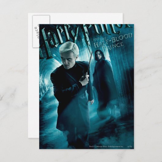Draco Malfoy en Snape 1 Briefkaart (Voorkant / Achterkant)