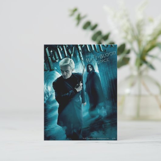 Draco Malfoy en Snape 1 Briefkaart (Staand voorkant)