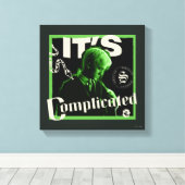 Draco Malfoy - "Het is ingewikkeld" Canvas Afdruk (Insitu (Houten vloer))