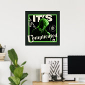 Draco Malfoy - "Het is ingewikkeld" Poster (Thuiskantoor)