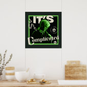 Draco Malfoy - "Het is ingewikkeld" Poster (Keuken)