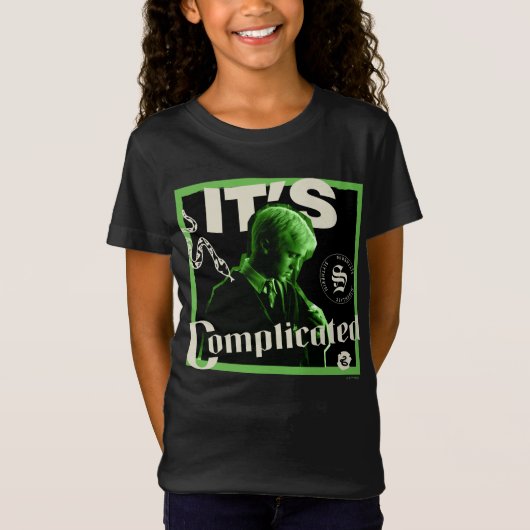 Draco Malfoy - "Het is ingewikkeld" T-shirt (Voorkant)