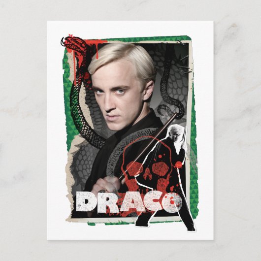 Draco Malfoy Iconisch Briefkaart (Voorkant)