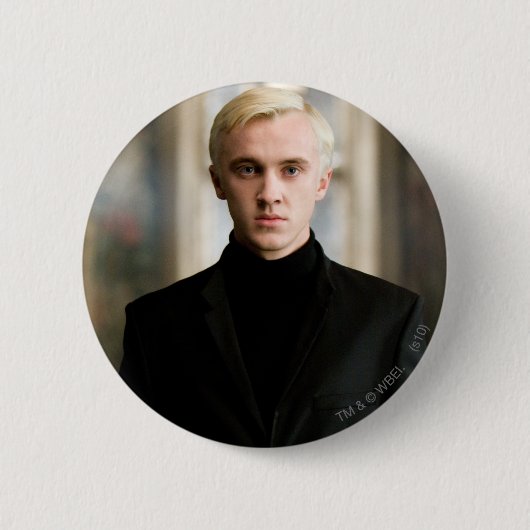 Draco Malfoy, recht op Ronde Button 5,7 Cm (Voorkant)