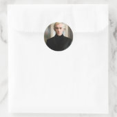 Draco Malfoy, recht op Ronde Sticker (Tas)