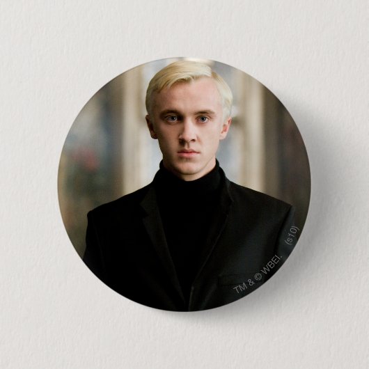Draco Malfoy Rechtstreeks Ronde Button 5,7 Cm (Voorkant)