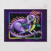 "Draco" Rainbow Dragon Briefkaart (Voorkant)