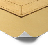 Draco the Dragon -  Astronomische Star Chart Poster (Hoek)