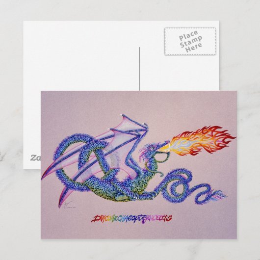 Dracoarchaeoptryxceltis Briefkaart (Voorkant / Achterkant)