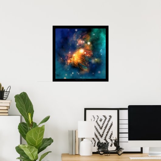 DRACONIAN NEBULA PRINT (Thuiskantoor)