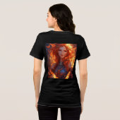 Draconian Warrior Dames Tri-Blend T-shirt (Achterkant volledig)